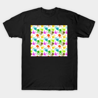 Painted Hands Rainbow T-Shirt